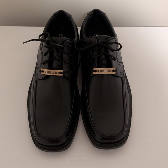 Dockers Leather Manvel Oxford Dress Shoes, NWOT, Black, Size 9.5 - Picture 6 of 10